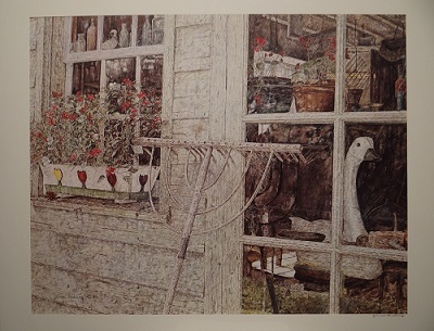 Unframed picture of River Road Antiques by James Redding