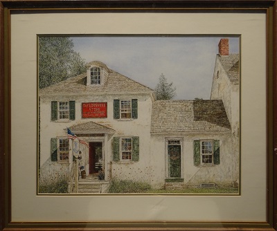 Picture of Taylorsville Store by James Redding with 1-inch walnut frame