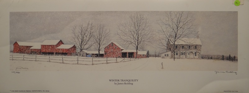 Unframed picture of Winter Tranquility by James Redding