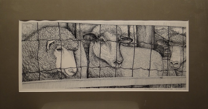 Unframed picture of Sentinels at Thompson Neely by William Double