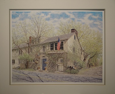 Unframed picture of Inn at Phillips Mill by James Redding