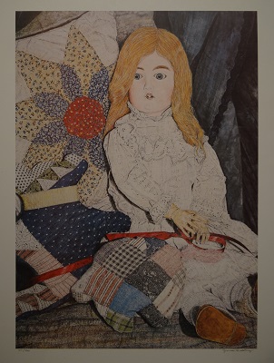 Unframed picture of Kathleen by James Redding