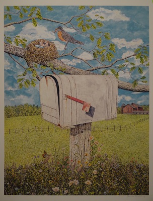 Unframed picture of Spring Delivery by James Redding