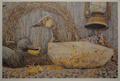 Unframed picture of Working Partners by James Redding