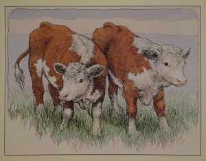 Unframed picture of Untitled by Country Artist