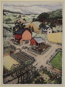 Unframed picture of Untitled by Country Artist