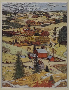 Unframed picture of Untitled by Country Artist