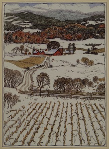 Unframed picture of Untitled by Country Artist