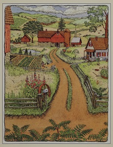 Unframed picture of Untitled by Country Artist