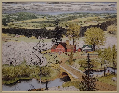 Unframed picture of (Spring Creek) by Country Artist