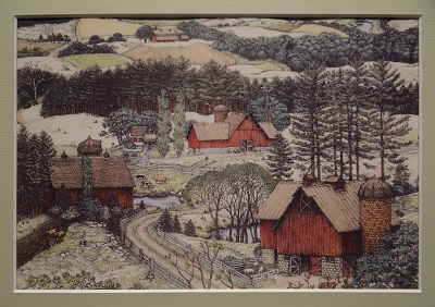 Unframed picture of (Spring Plowing) by Country Artist