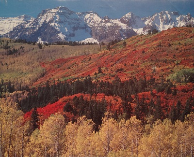 Unframed picture of (Grand Tetons) by unknown artist