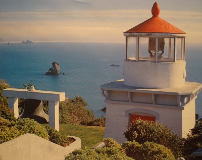 Unframed picture of (White Lighthouse) by unknown artist