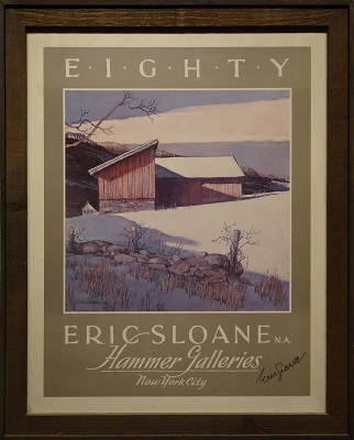 Picture of Eighty by Eric Sloane with 1-3/4-inch barnwood frame