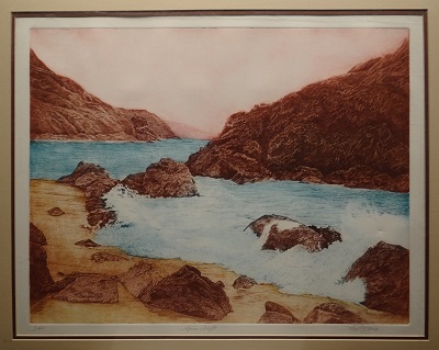 Unframed picture of Spin Drift by unknown artist
