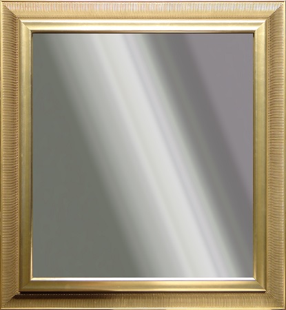 Picture of Mirror by unknown artist with 3-inch silver frame