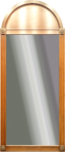 Picture of Mirror by unknown artist with 1-1/2-inch walnut frame